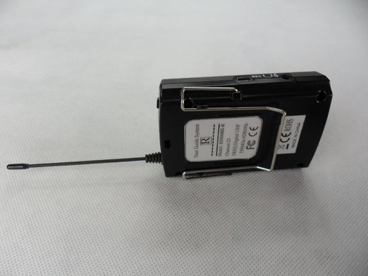 李-イオン電池との長距離008C Bluetoothのツアー・ガイド システム黒